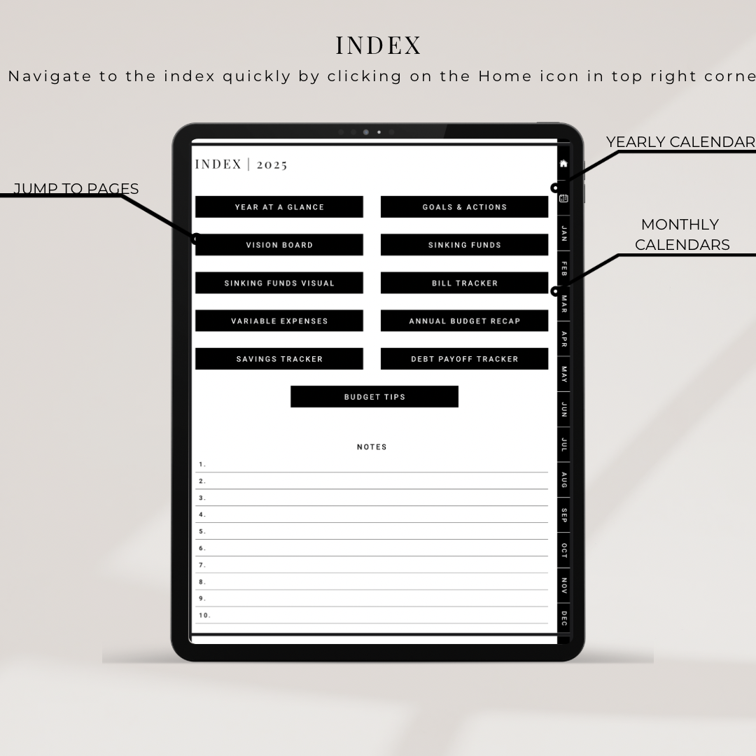 Index page 