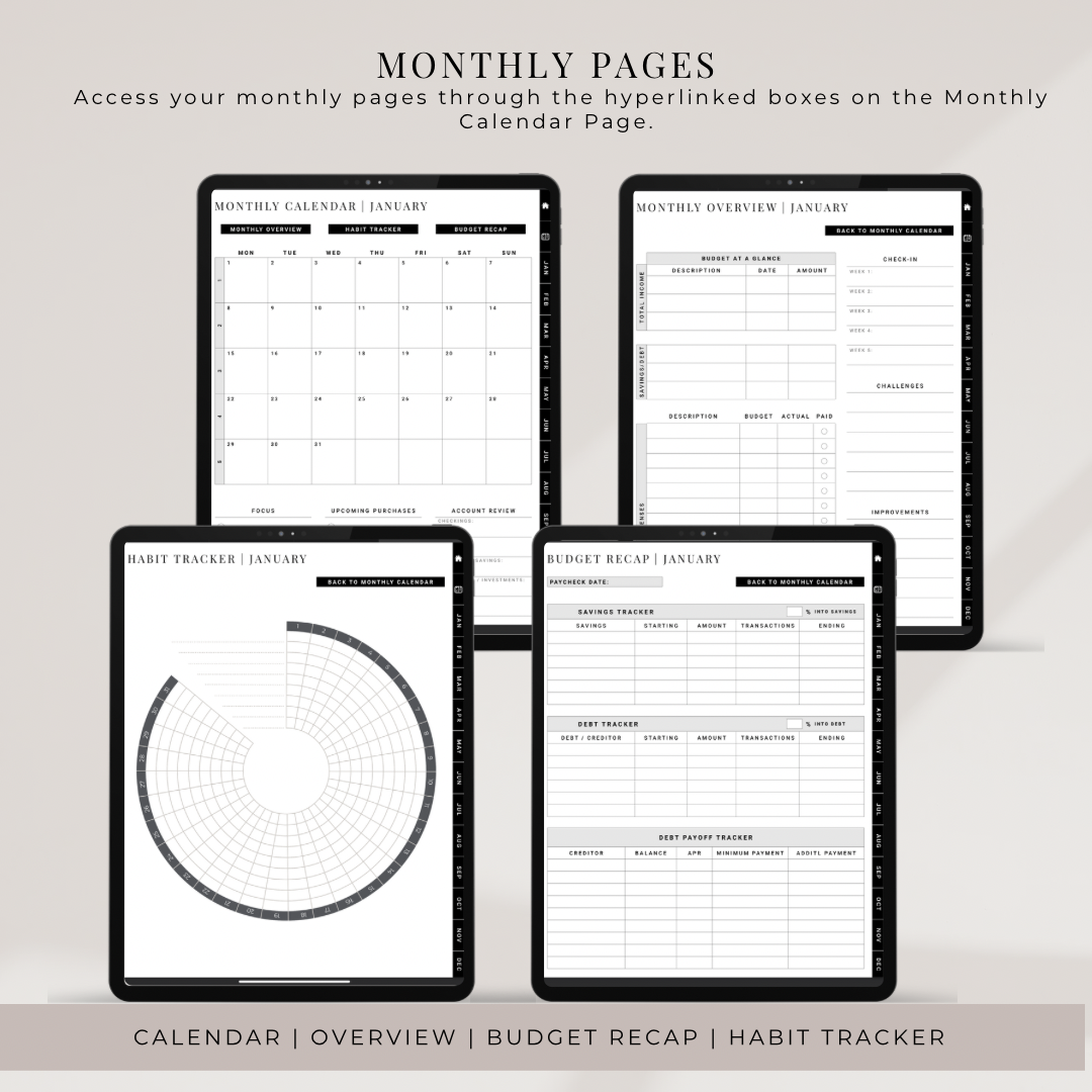 Budget Essentially Digital Planner 2024