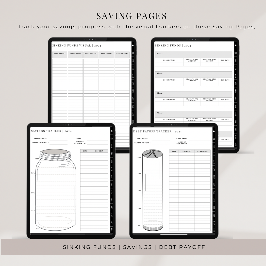 Budget Essentially Digital Planner 2024