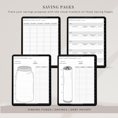 Budget Essentially Digital Planner 2024